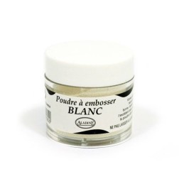 Polvos para Embossing color Blanco | L'aura Bella
