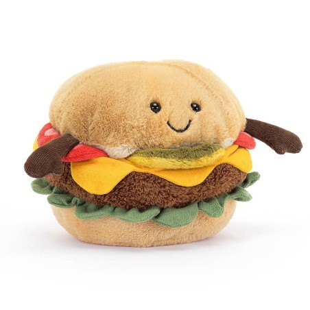 Amuseable Burger, Hamburguesa feliz. Peluche Jellycat