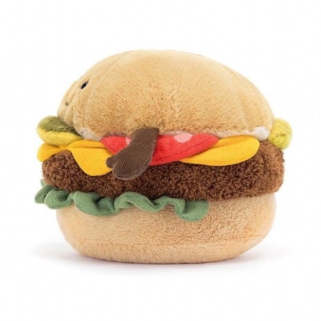 Amuseable Burger, Hamburguesa feliz. Peluche Jellycat