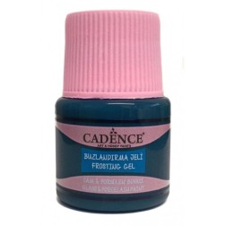 Frosting Gel Turquesa. Pintura para cristal Cadence  FR041 | L'aura Bella