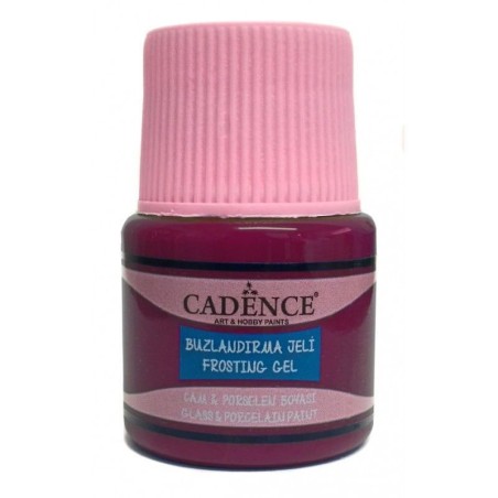 Frosting Gel Rosa. Pintura para cristal Cadence FR049 | L'aura Bella