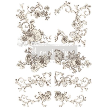 Alaina Toile REDESIGN DECOR TRANSFERS® 661359 | L'aura Bella