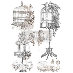 La Voliere. Jaulas REDESIGN DECOR TRANSFERS® 663384 | L'aura Bella
