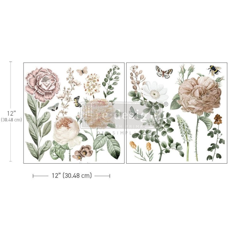 An Afternoon In The Garden REDESIGN MAXI TRANSFERS® | L'aura Bella