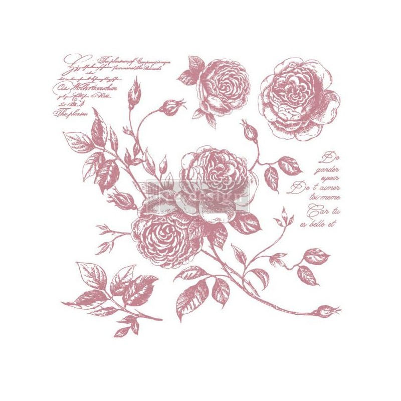 Romance Roses. Sello DECOR STAMP REDESIGN 650681 | L'aura Bella