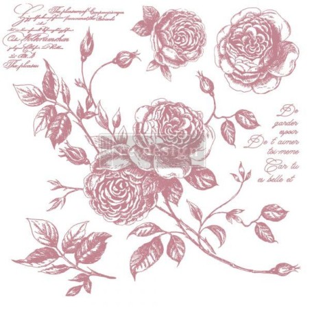 Romance Roses. Sello DECOR STAMP REDESIGN 650681 | L'aura Bella