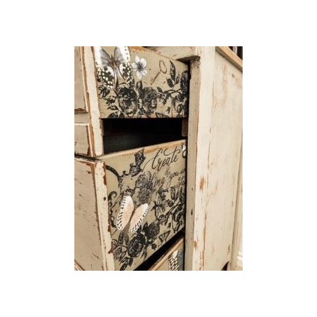 Romance Roses. Sello REDESIGN DECOR STAMP – 12″X12″ (6 PZS)