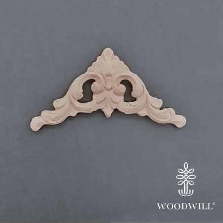 Moldura esquinera decorativa madera flexible. 12,5 cm X 9 cm 800390