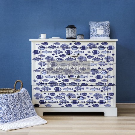 Saltwater Life. Transfer, calcomania REDESIGN DECOR TRANSFERS®