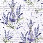 Servilleta para decoupage: Lavanda. 33x33 cm