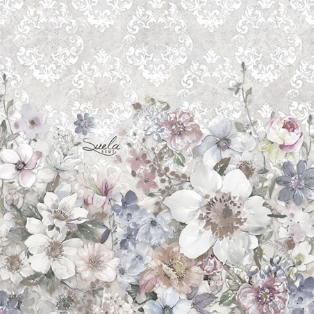 Servilleta para decoupage: Rosa, bouquet flores 33x33cm | L'aura Bella