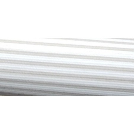 Tela de encuadernar Rayas grises sobre fondo blanco. 50 x 145 cm.