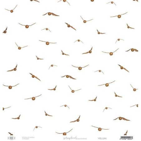 Velum Scrapbooking: Snitch. Harry Potter.