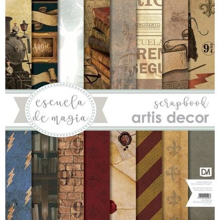 Kit Colección Scrap Escuela de Magia, Harry Potter | L'aura Bella