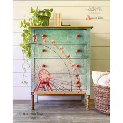 Ferris wheel, noria. Papel Decoupage Mint by Michelle. A3 | L'aura Bella