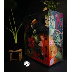 Parrot, loro. Papel Decoupage Mint by Michelle. A3 | L'aura Bella