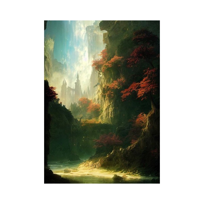 Forest Fantasy. Papel Decoupage Mint by Michelle. A1 | L'aura Bella