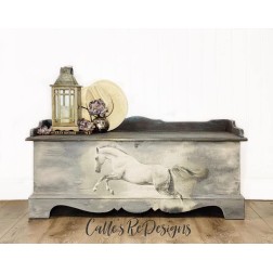 White Horse, caballo. Papel Decoupage Mint by Michelle. A1 | L'aura Bella