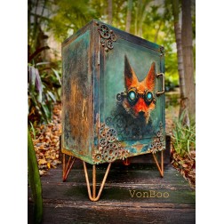 Future Fox. Papel Decoupage Mint by Michelle. A1 | L'aura Bella