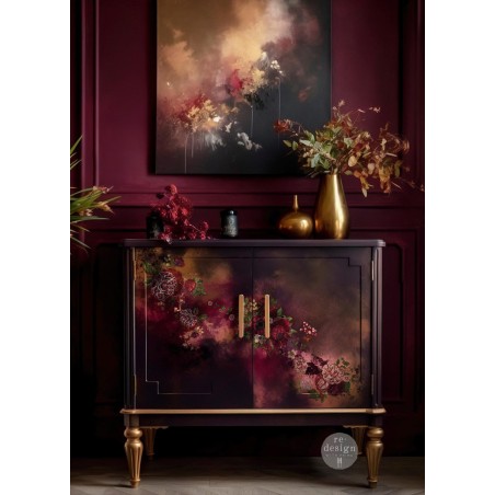 Burgundy Love. REDESIGN MIDDY DECOR TRANSFERS®, calcomania