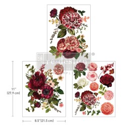 Burgundy Love. REDESIGN MIDDY DECOR TRANSFERS® 665906 | L'aura Bella