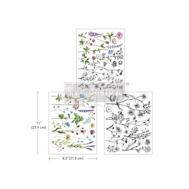 Tiny Flowers. REDESIGN MIDDY DECOR TRANSFERS® 665937 | L'aura Bella