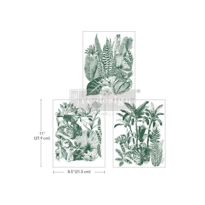 Green Foliage. REDESIGN MIDDY DECOR TRANSFERS® 665951 | L'aura Bella