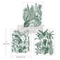 Green Foliage. REDESIGN MIDDY DECOR TRANSFERS®, calcomania