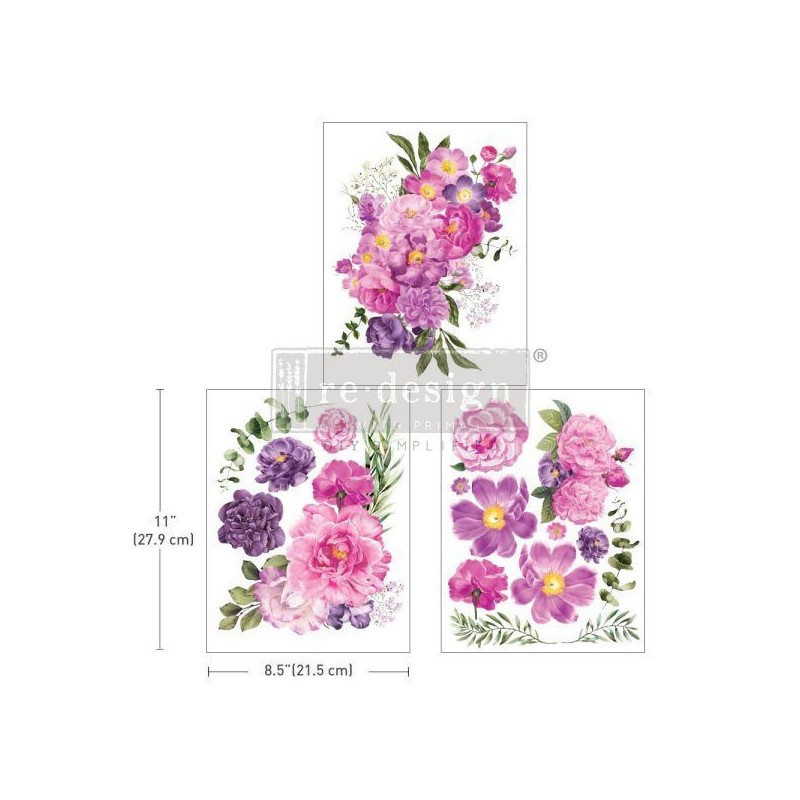 Purple Blossom. REDESIGN MIDDY DECOR TRANSFERS® 665968 | L'aura Bella