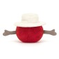 Amuseable Sports Cricket Ball, Pelota de Criquet feliz. Peluche Jellycat