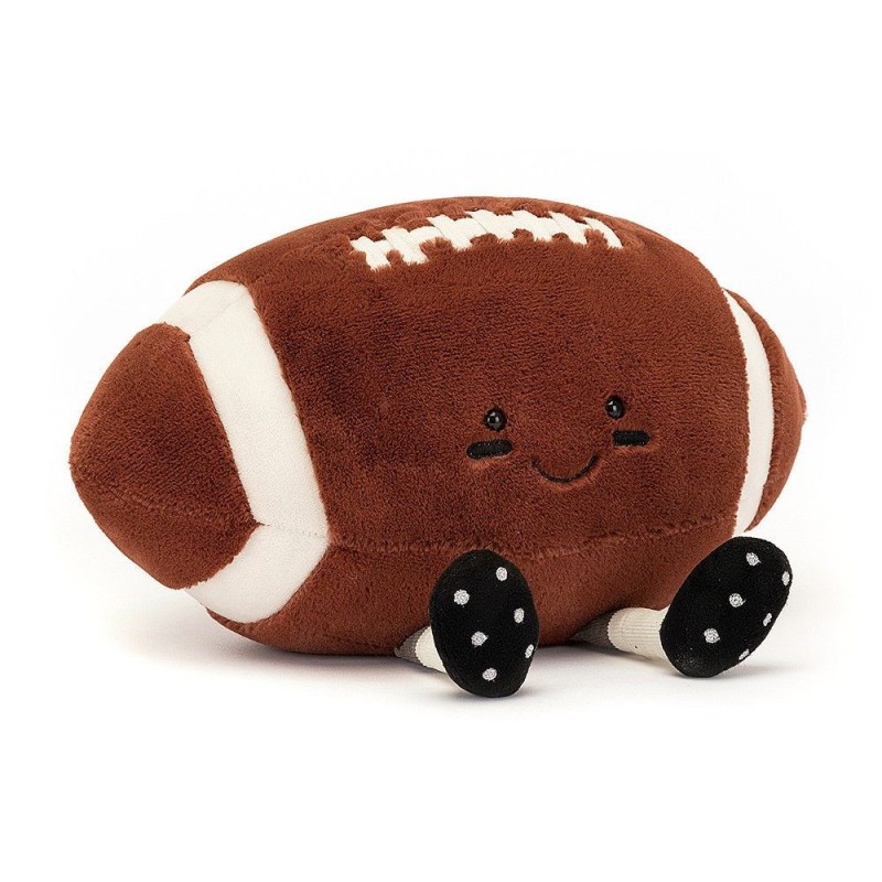 Amuseable American Football Feliz Peluche Jellycat  | L'aura Bella