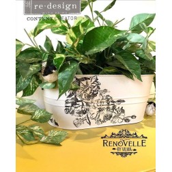 Linear Floral. Sello DECOR STAMP REDESIGN 649159 | L'aura Bella