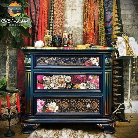 Imperial Carckle. Sello REDESIGN DECOR STAMP – 12″X12″  (2 pzs)