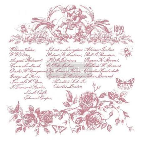 Romance Roses. Sello DECOR STAMP REDESIGN 650070 | L'aura Bella