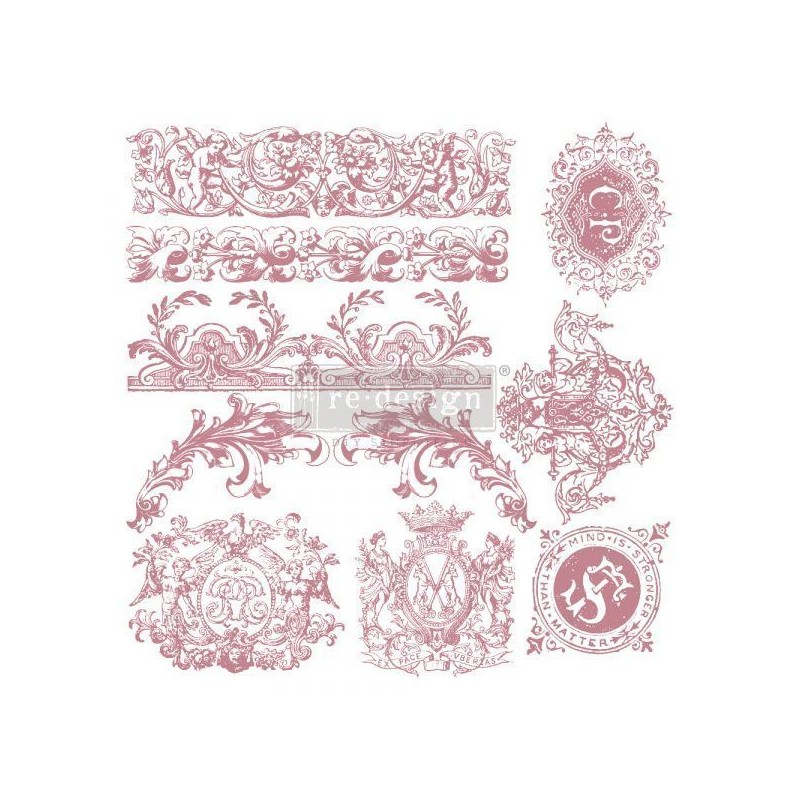 Chateau de Saverne. Sello DECOR STAMP REDESIGN 650100 | L'aura Bella
