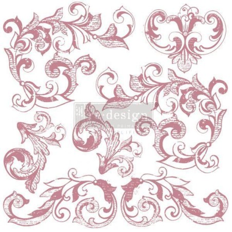 Elegant Scrolls. Sello DECOR STAMP REDESIGN 649906 | L'aura Bella