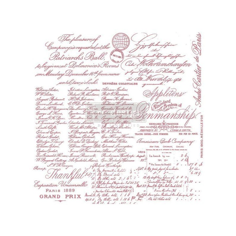 Handwritten Note. Sello DECOR STAMP REDESIGN 649647 | L'aura Bella