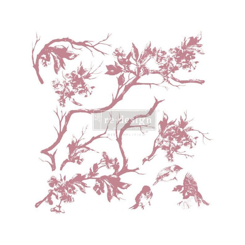 Forest Aviary. Sello DECOR STAMP REDESIGN 650650 | L'aura Bella