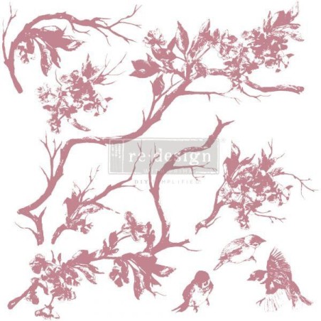 Forest Aviary. Sello DECOR STAMP REDESIGN 650650 | L'aura Bella