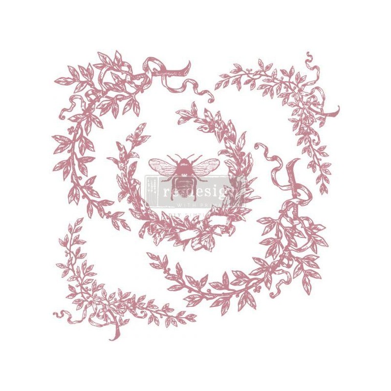French Laurels. Sello DECOR STAMP REDESIGN 651183 | L'aura Bella