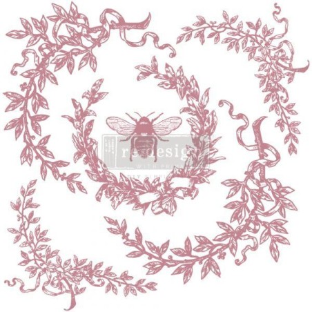 French Laurels. Sello DECOR STAMP REDESIGN 651183 | L'aura Bella