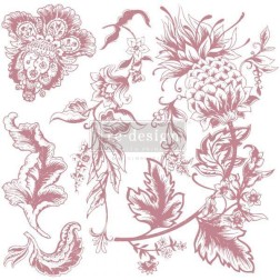 Rustic Floral Elements Sello DECOR STAMP REDESIGN 652678 |L'aura Bella