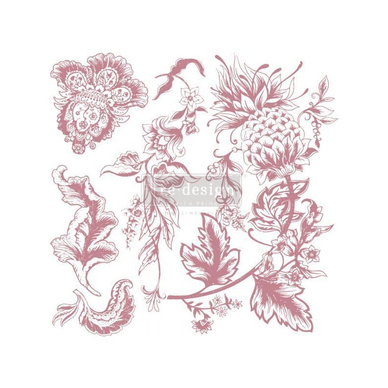 Rustic Floral Elements Sello DECOR STAMP REDESIGN 652678 |L'aura Bella