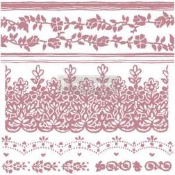 Floral Borders. Sello DECOR STAMP REDESIGN 652630 | L'aura Bella