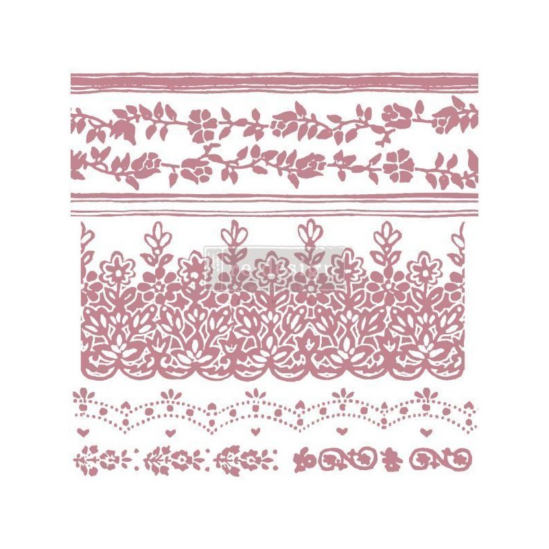 Floral Borders. Sello DECOR STAMP REDESIGN 652630 | L'aura Bella