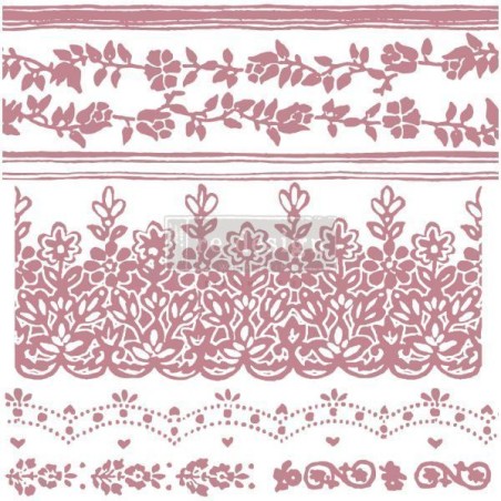 Floral Borders. Sello DECOR STAMP REDESIGN 652630 | L'aura Bella