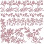 Bold Branches. Sello REDESIGN DECOR STAMP – 12″X12″  (7 pzs)