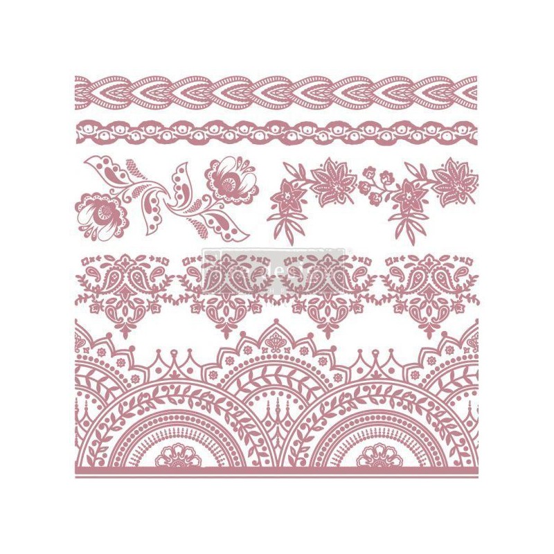 Bohemian Florals. Sello DECOR STAMP REDESIGN 652647 | L'aura Bella