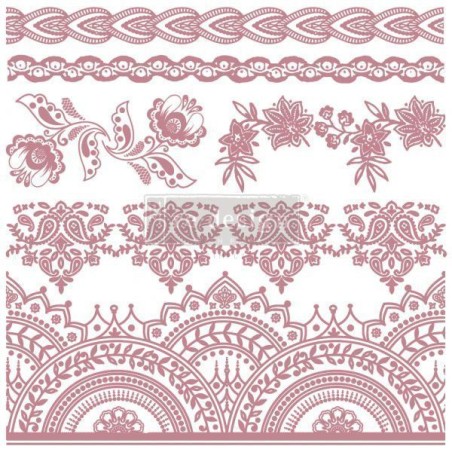 Bohemian Florals. Sello DECOR STAMP REDESIGN 652647 | L'aura Bella