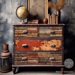 Bibliophile. Decoupage Tissue Paper Redesign 665357 | L'aura Bella